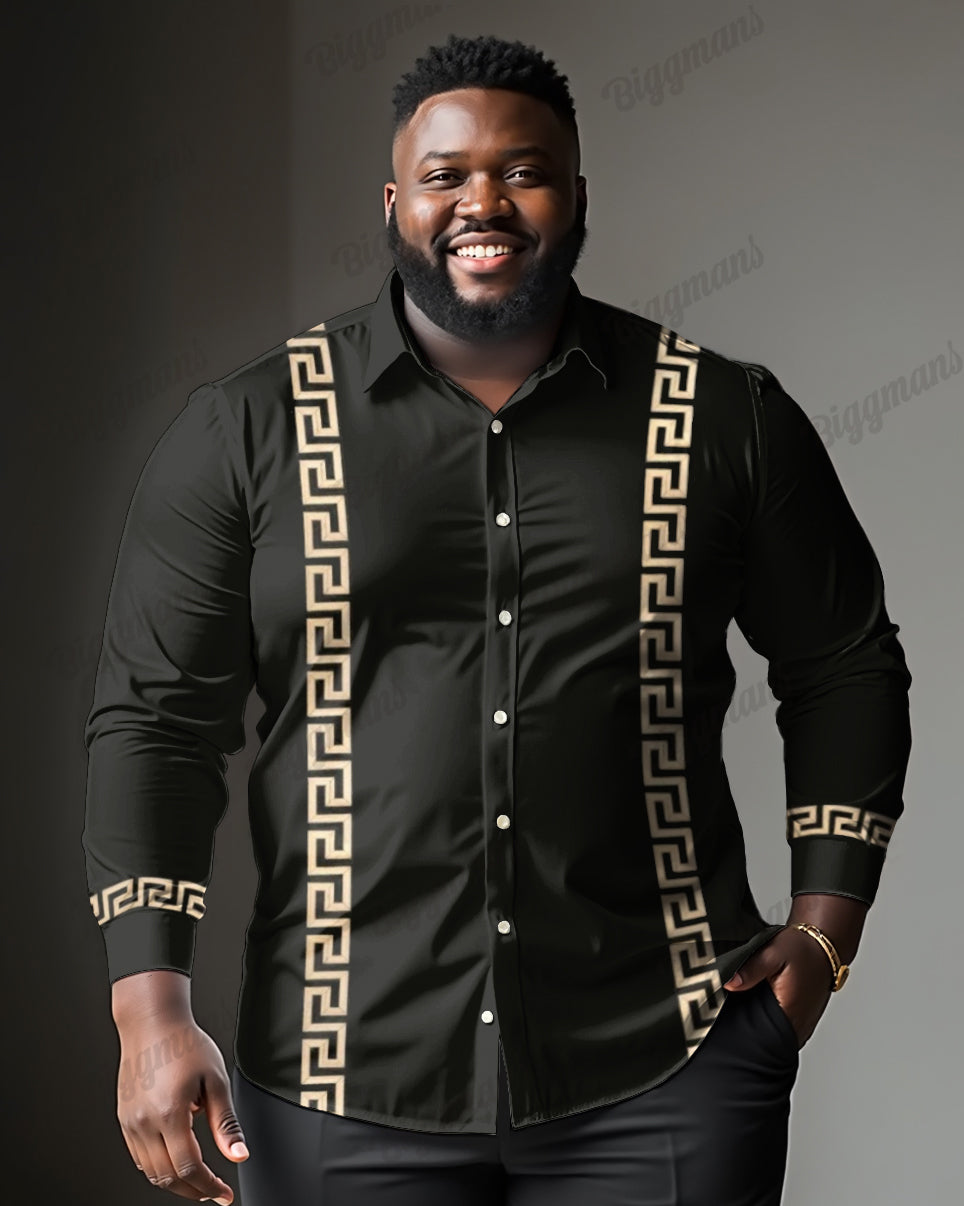 Big & Tall Striped Jeans for big men