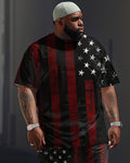 Big & Tall Graphic Two-piece Set for big men view 2
