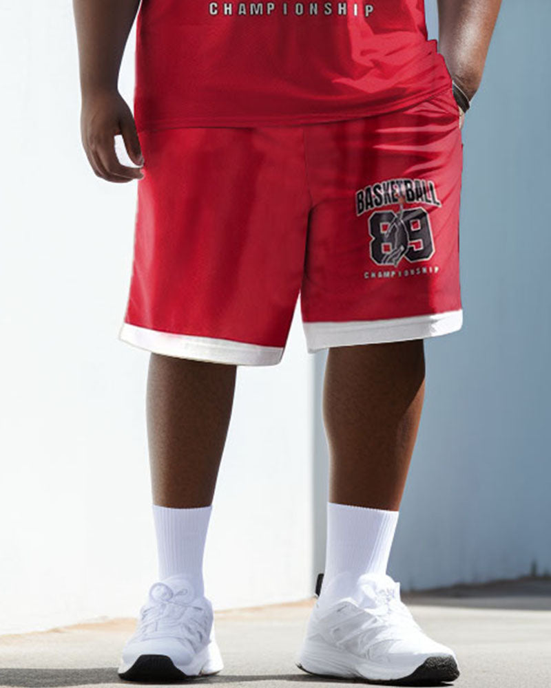 Big & Tall Athletic Tank Top for big men view 4