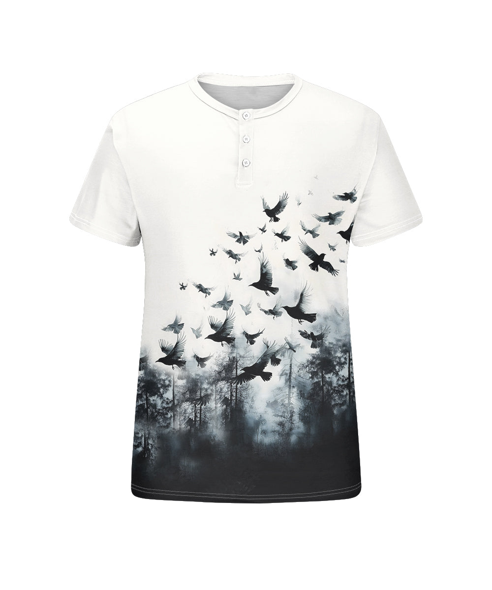 Big & Tall Gradient Graphic T-Shirt for big men view 4