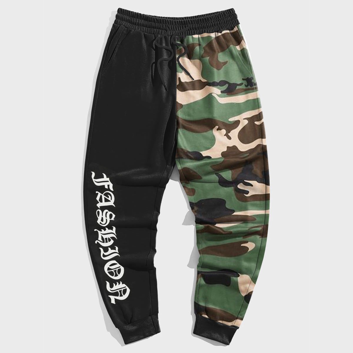 Big & Tall Camouflage Streetwear Vintage Pants for big men