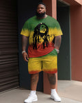 Big & Tall Reggae Two-piece Set for big men view 1