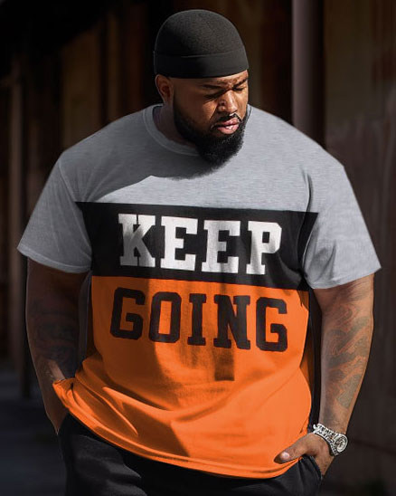 Big & Tall Graphic Two-piece Set for big men view 2