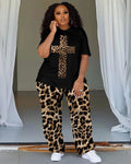 Big & Tall Graphic T-Shirt Pants Set for big men view 1