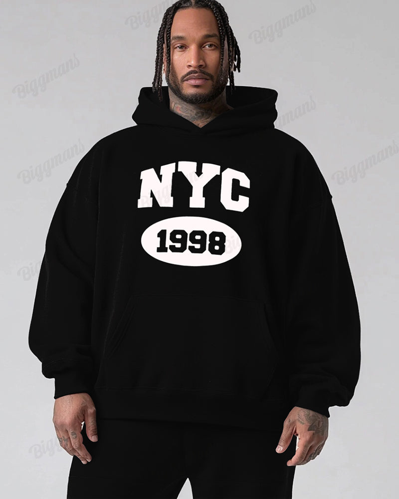 Big & Tall Graphic Hoodie for big men view 2