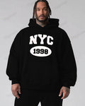 Big & Tall Graphic Hoodie for big men view 2