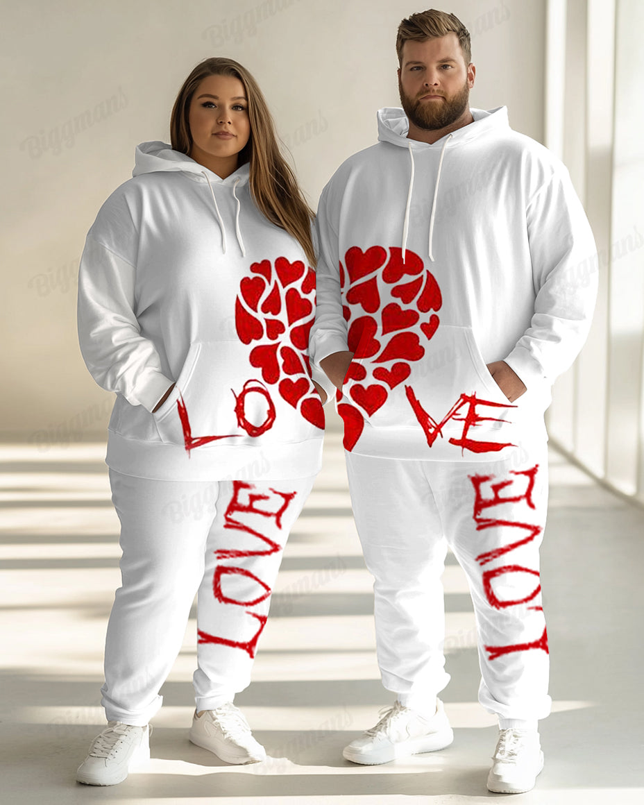 Big & Tall Patchwork Hoodie for big men view 1
