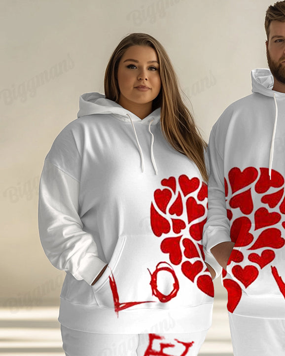 Big & Tall Patchwork Hoodie for big men view 3