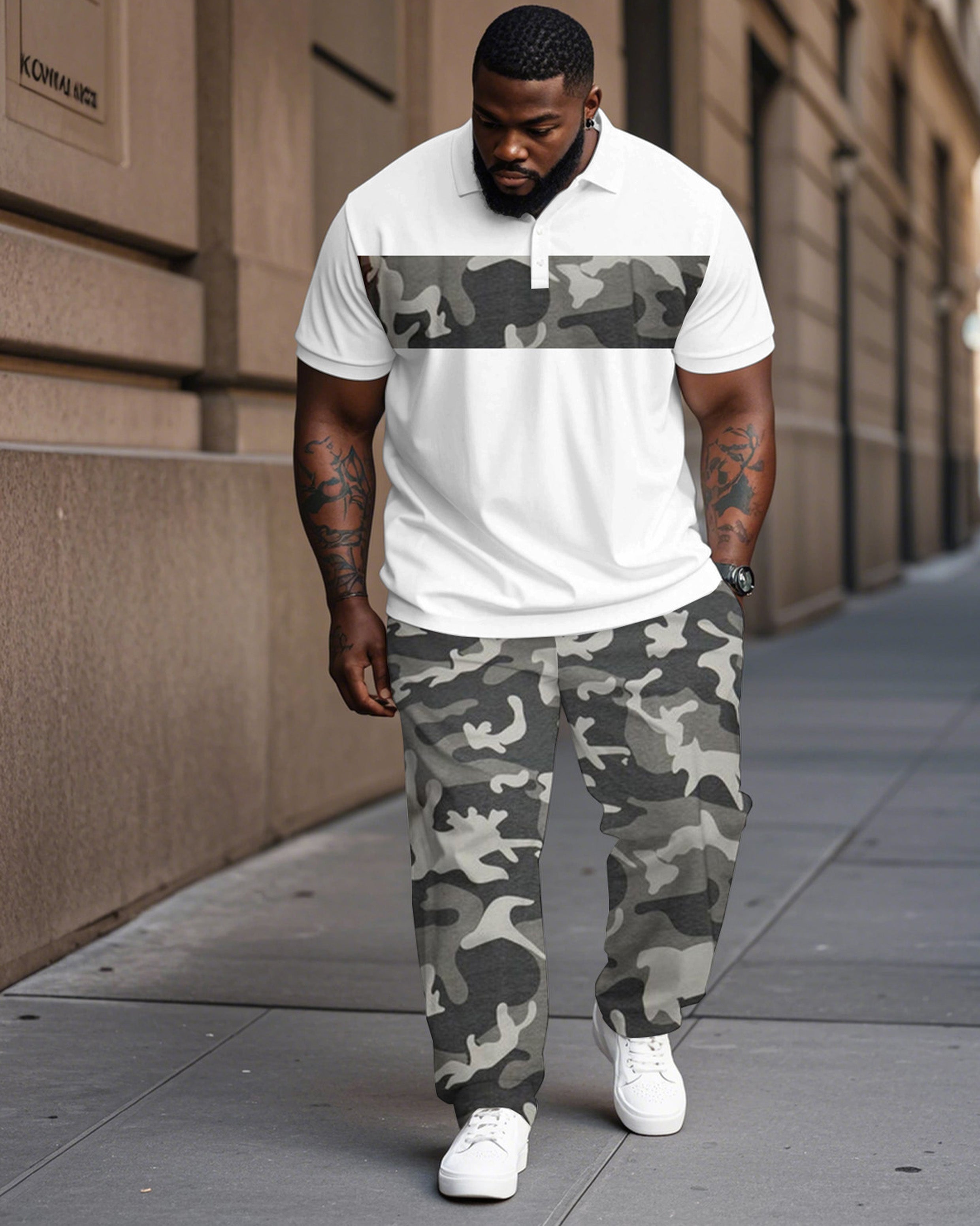 Big & Tall Camouflage Jeans for big men view 1