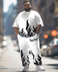 Big & Tall Graphic T-Shirt Pants Set for big men view 1