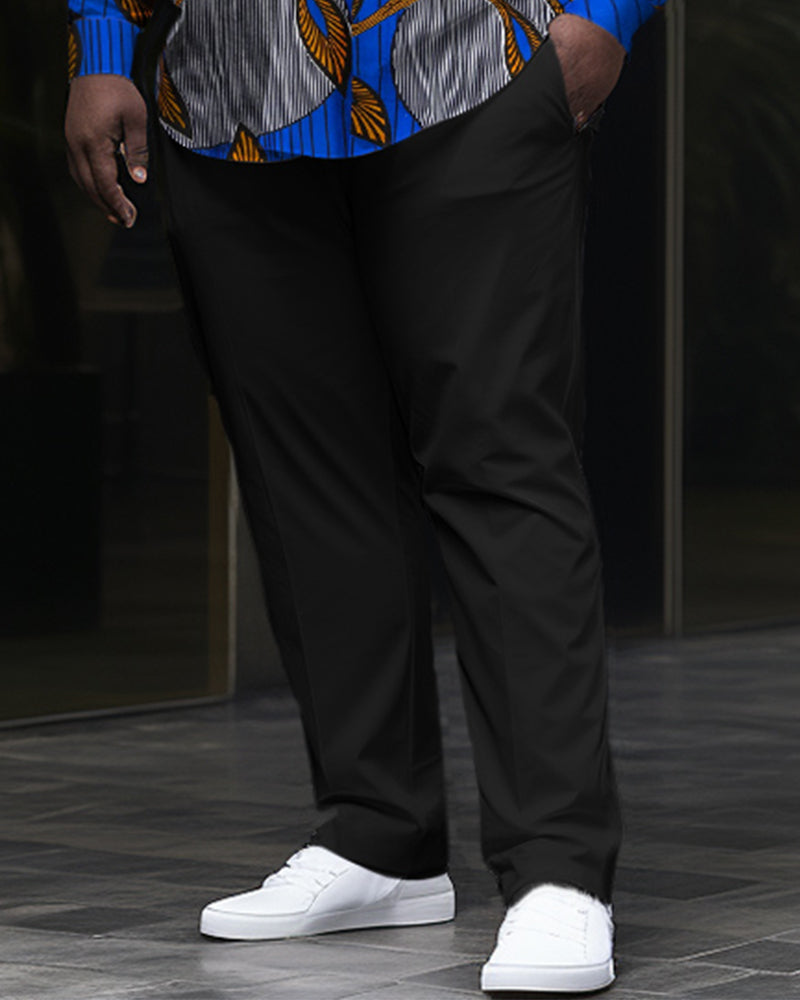 Big & Tall Geometric Two-piece Set for big men view 3