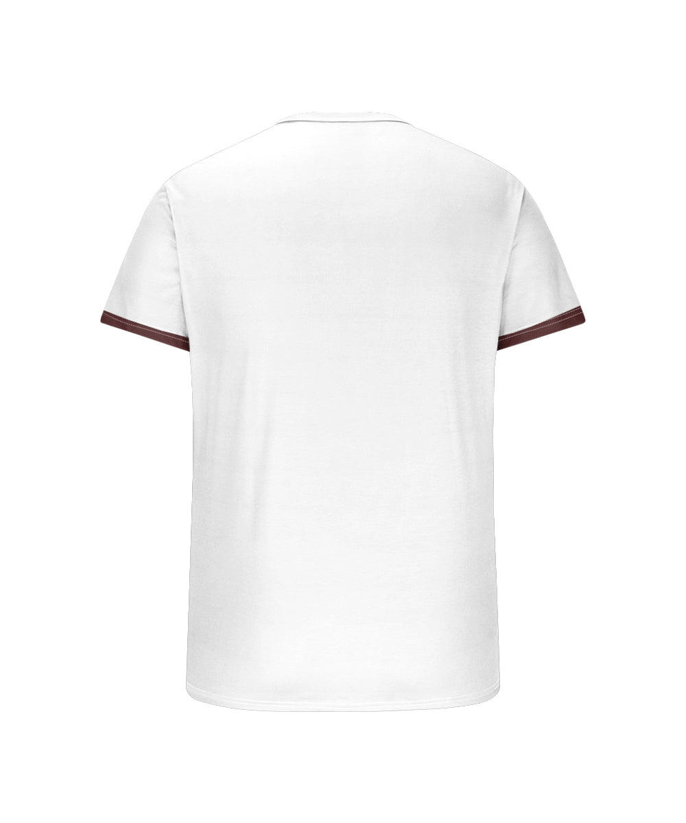 Big & Tall Red Hawaiian Streetwear T-Shirt for big men view 5