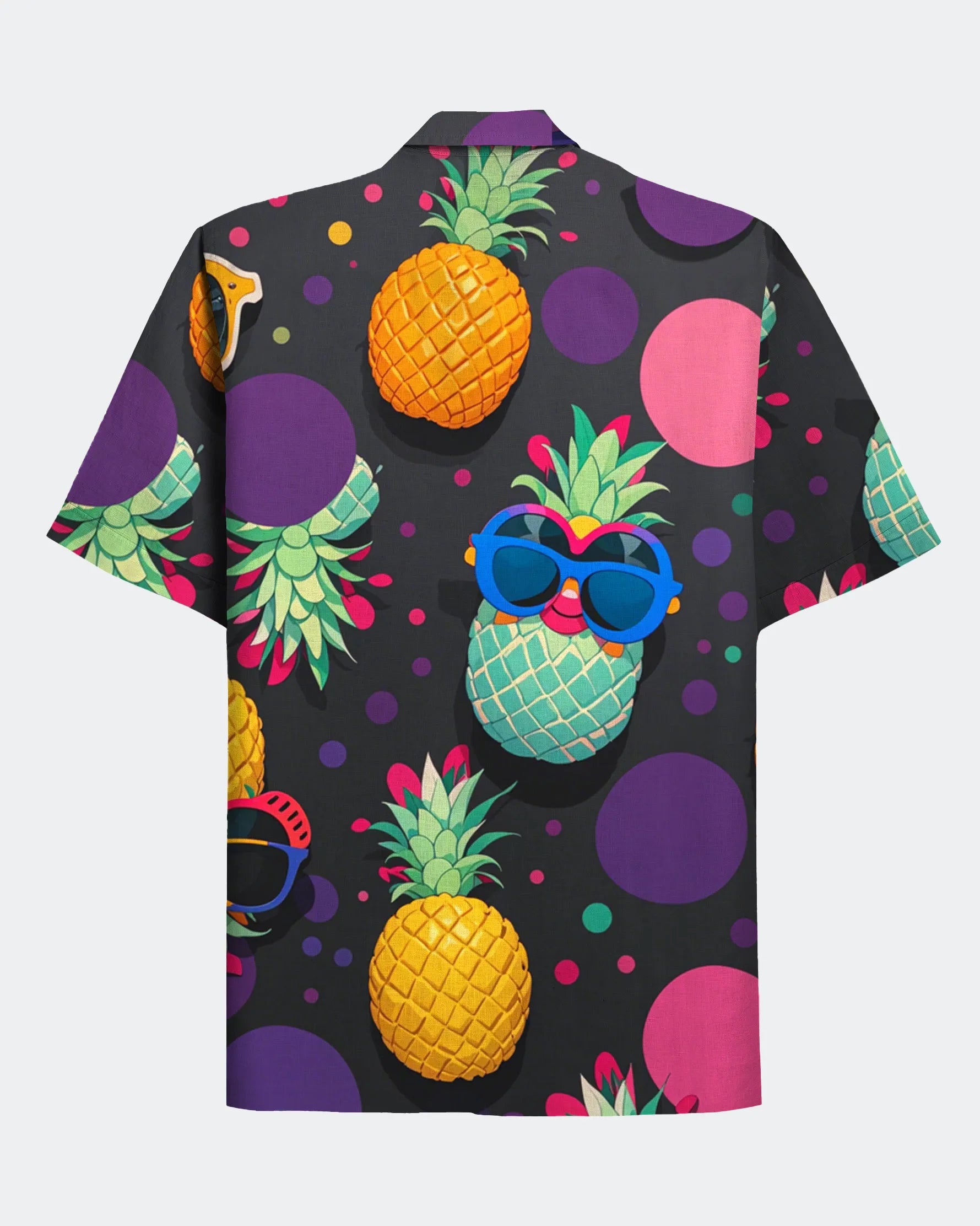 Big & Tall Geometric Graphic Short Sleeve Shirt for big men view 3