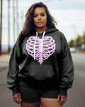 Big & Tall Skull Hoodie for big men