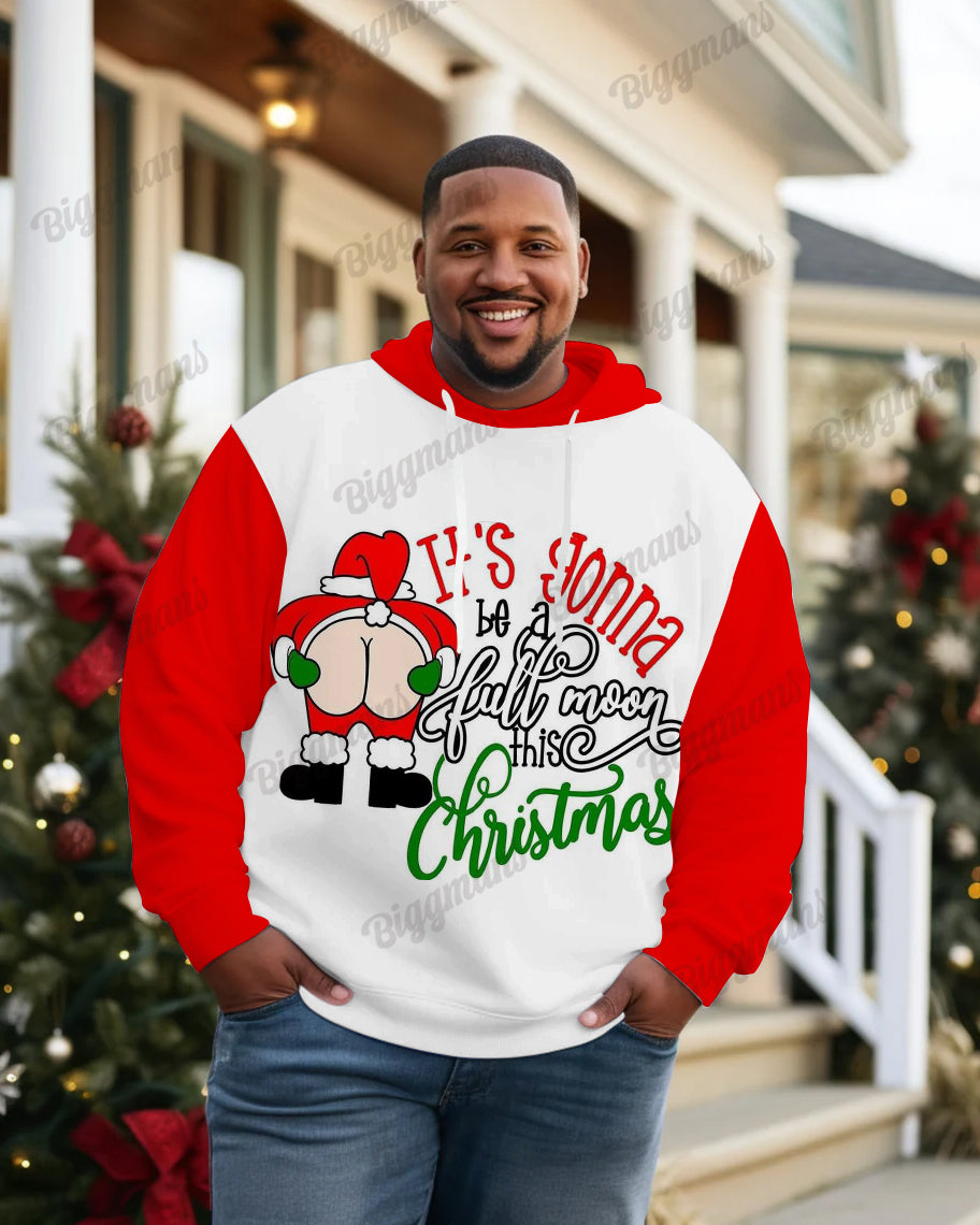 Big & Tall Graphic Hoodie for big men