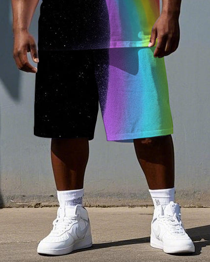Big & Tall Graphic Skull Two-piece Set for big men view 3