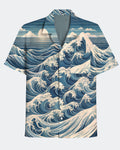 Big & Tall Hawaiian Graphic Short Sleeve Shirt for big men view 1