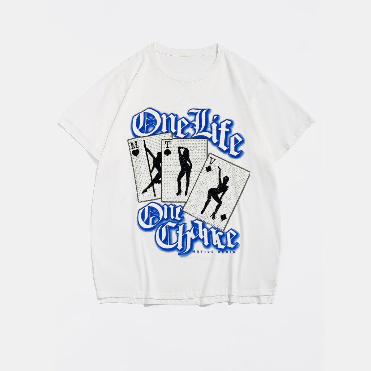 Big & Tall White Graphic T-Shirt for big men view 2