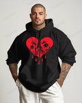 Big & Tall Athletic Streetwear Hoodie Sweatpants Set for big men view 1