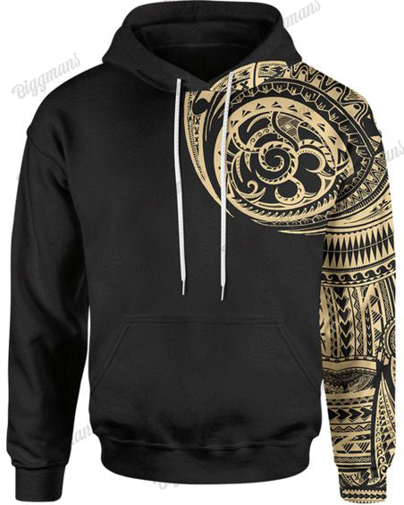 Big & Tall Streetwear Hoodie Sweatpants Set for big men view 2
