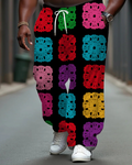 Big & Tall Geometric Pants for big men