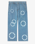 Big & Tall Denim Graphic Streetwear Jeans for big men view 1