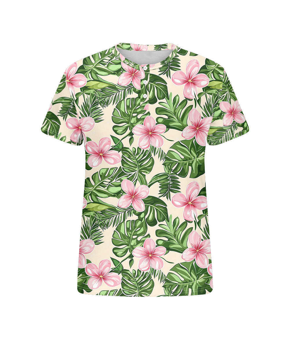 Big & Tall Green Hawaiian Graphic T-Shirt for big men view 4