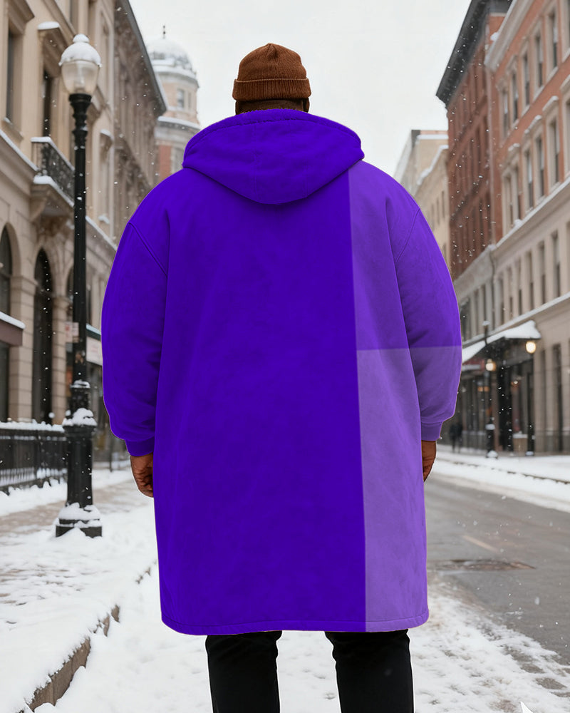 Big & Tall Pink Gradient Hoodie for big men view 7