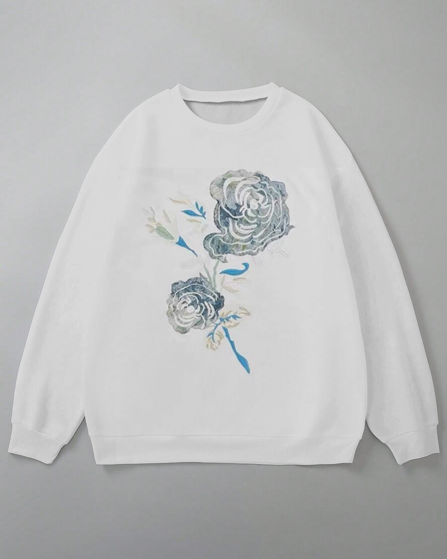 Big & Tall Floral Hoodie Sweatpants Set for big men view 2