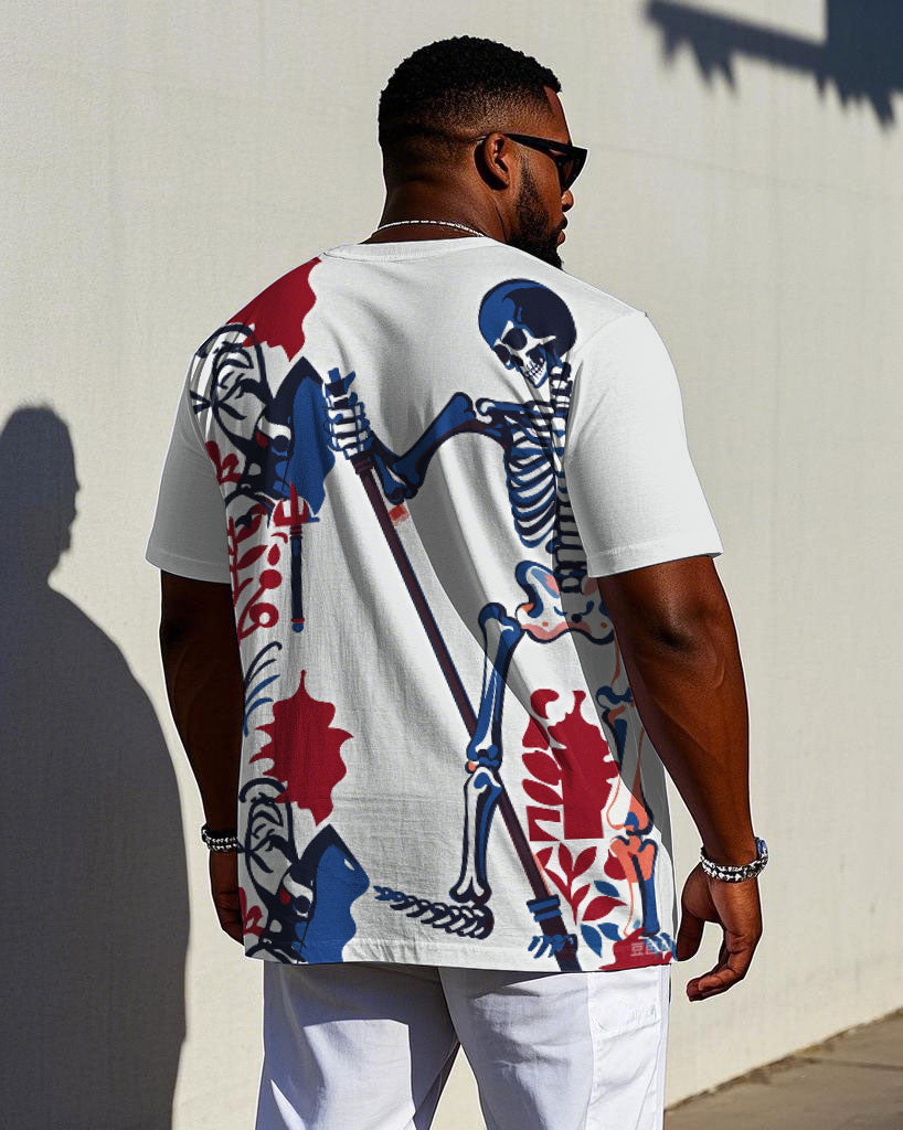 Big & Tall Skull T-Shirt for big men
