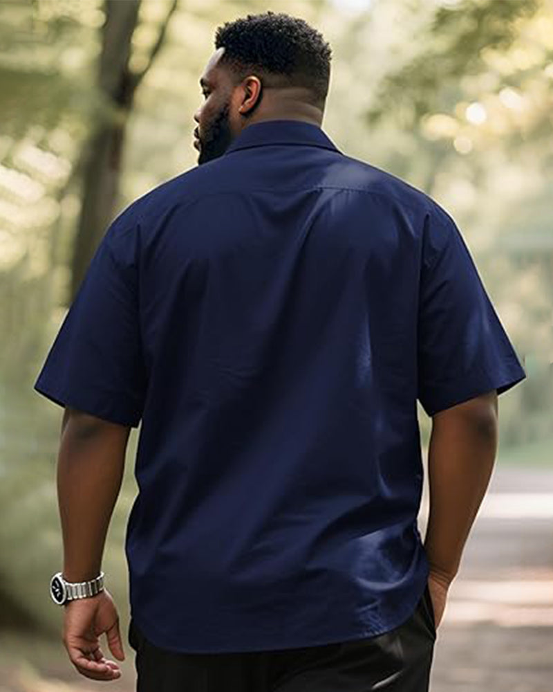 Big & Tall Hawaiian Short Sleeve Shirt for big men view 10