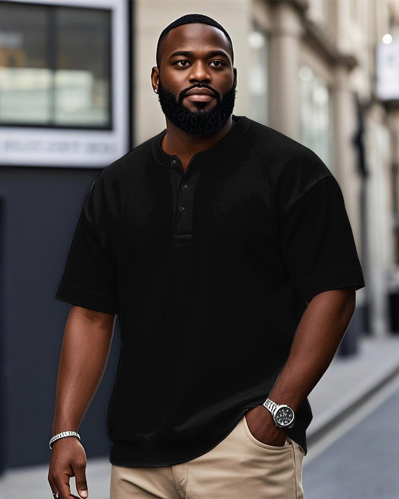 Big & Tall Solid Color T-Shirt for big men view 2