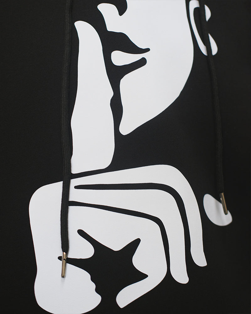 Big & Tall Geometric Hoodie for big men view 2
