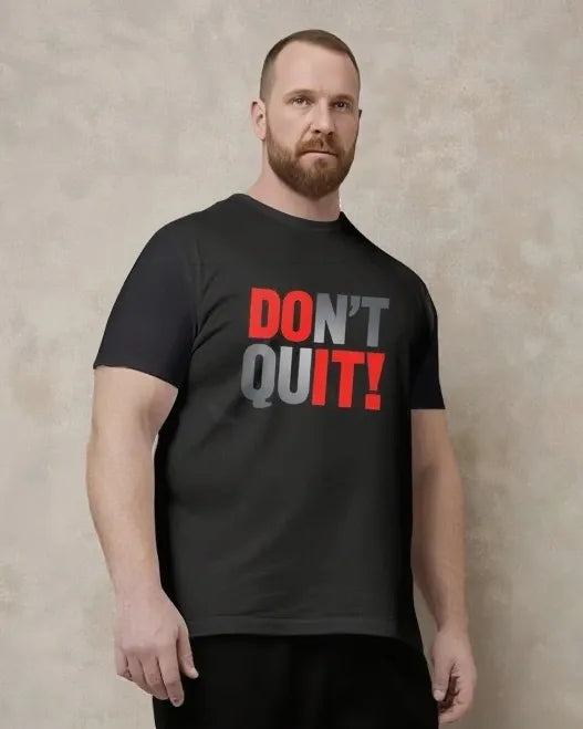 Big & Tall Graphic Streetwear Two-piece Set for big men view 3