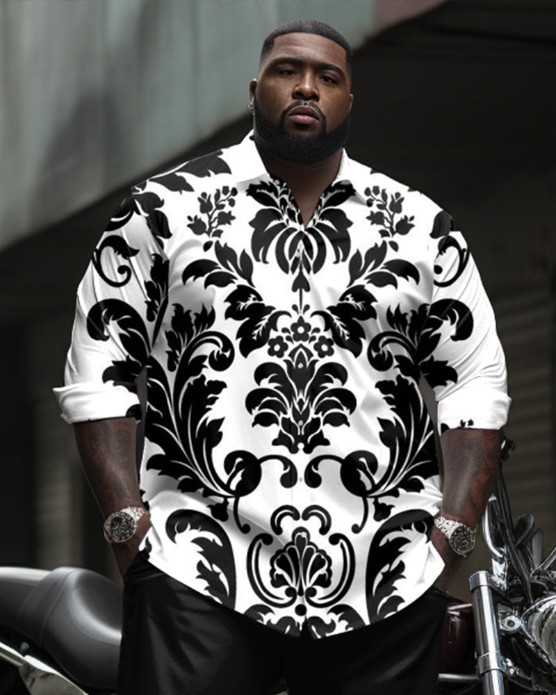 Big & Tall Vintage Two-piece Set for big men view 2