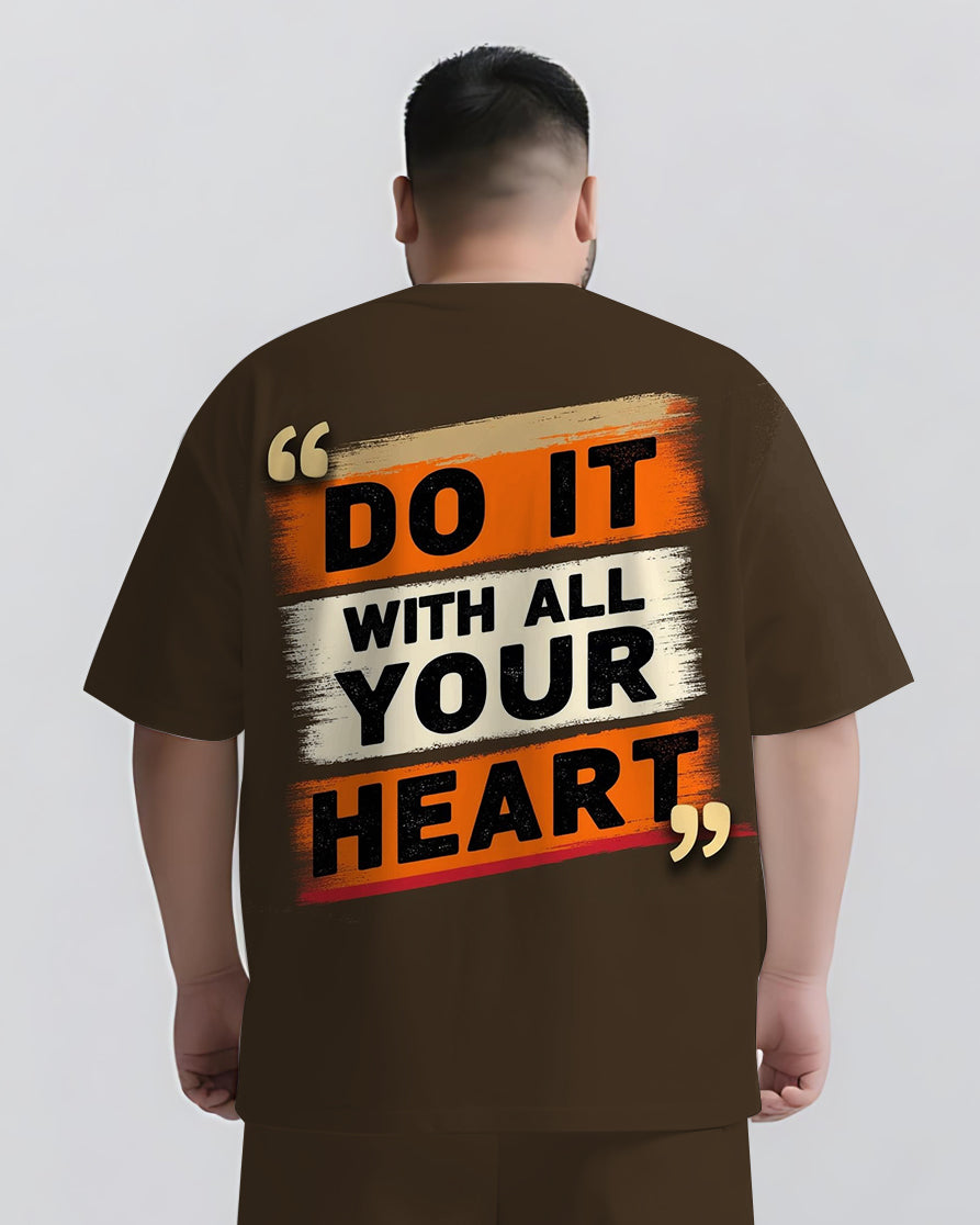 Big & Tall Graphic Streetwear T-Shirt for big men view 4