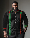Big & Tall Striped Jeans for big men view 1
