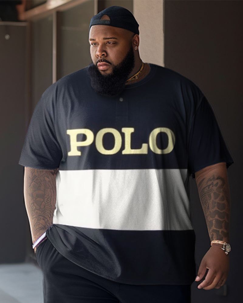 Big & Tall Athletic Two-piece Set for big men view 2
