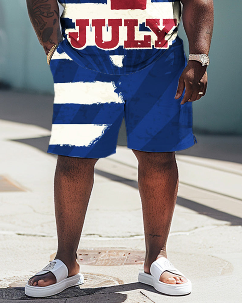 Big & Tall Graphic Two-piece Set for big men view 3