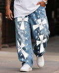 Big & Tall Denim Graphic Streetwear Jeans for big men view 1
