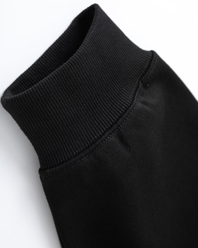 Big & Tall Black Graphic Hoodie for big men view 8