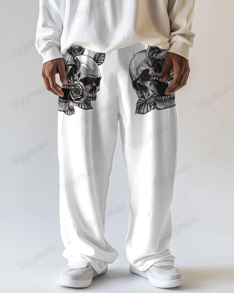Big & Tall Skull Pants for big men view 1