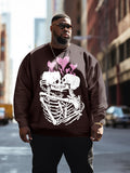 Big & Tall Graffiti Streetwear Skull Men's Clothing for big men view 2