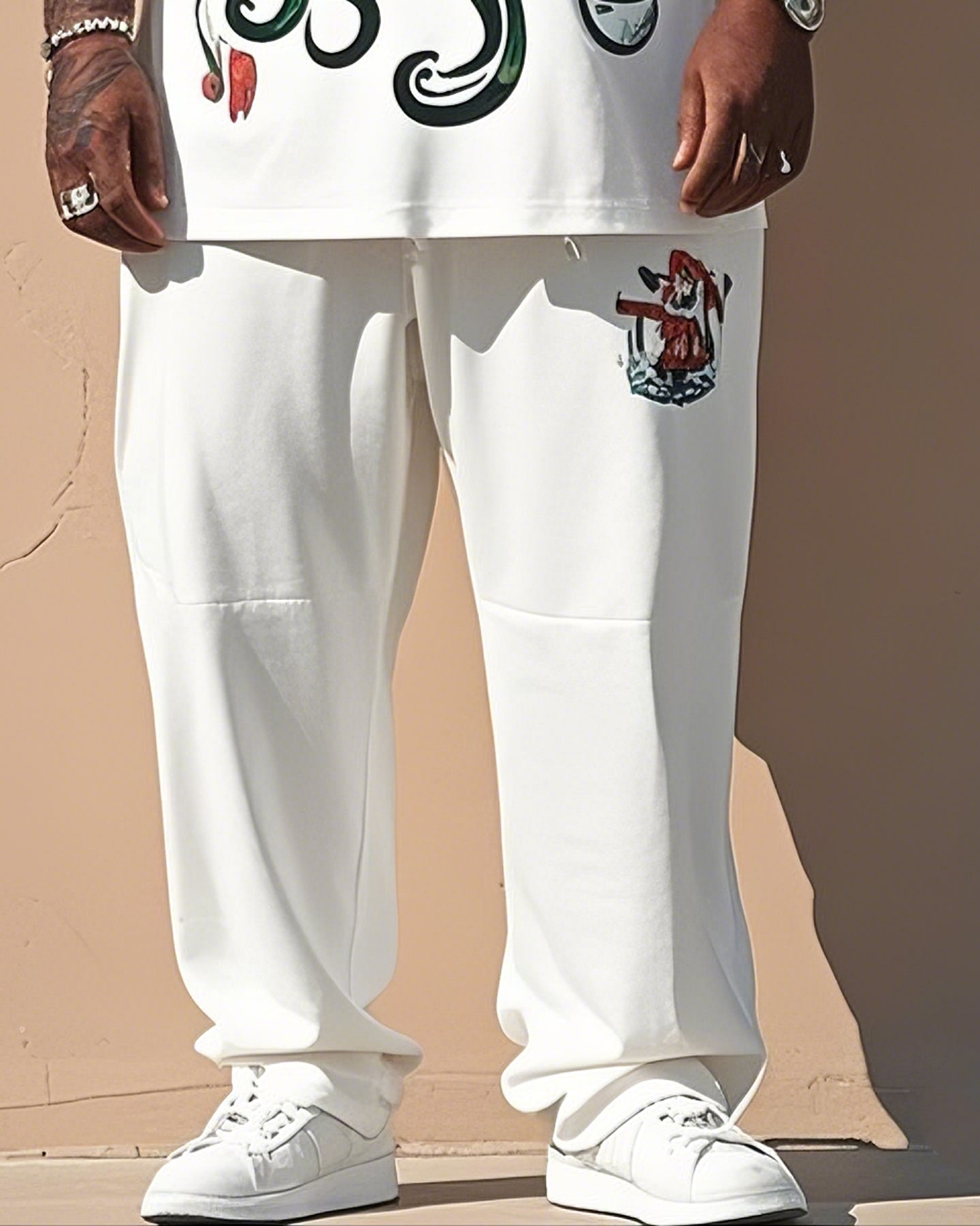 Big & Tall Graphic Two-piece Set for big men view 3