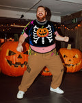Big & Tall Skull T-Shirt Pants Set for big men view 1
