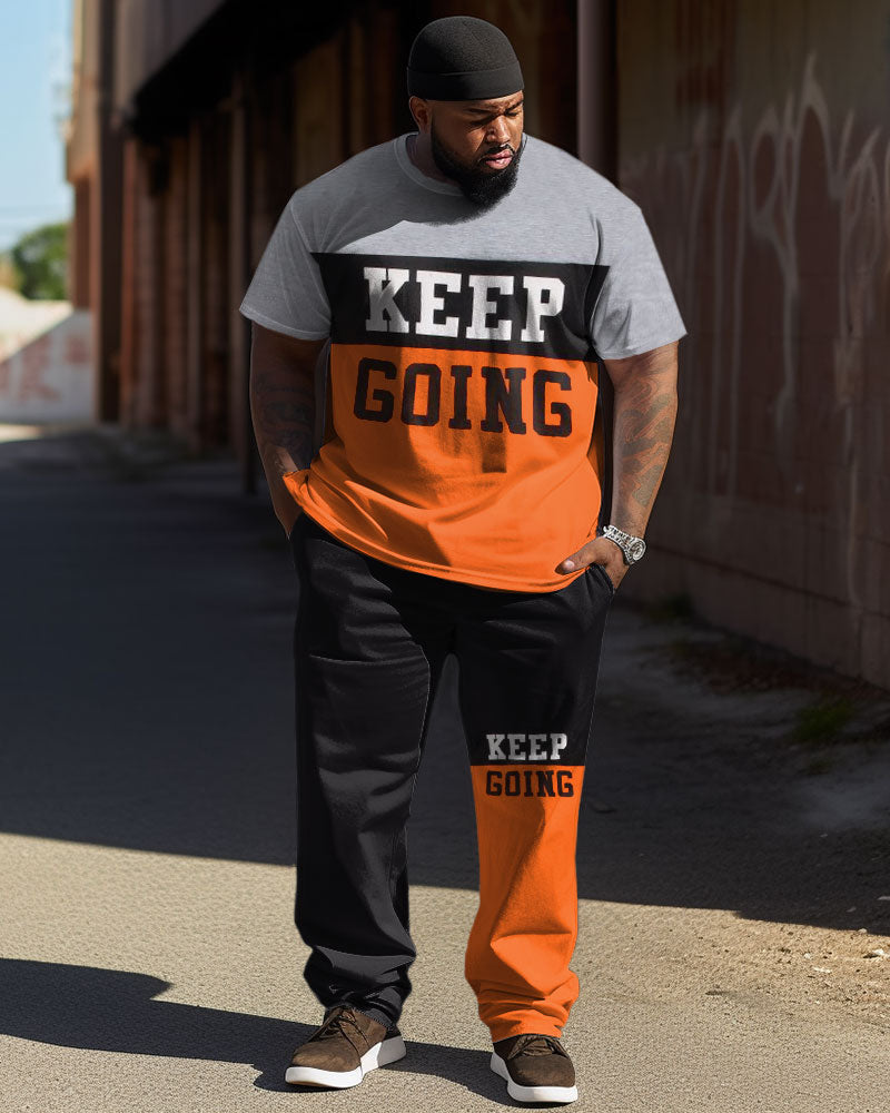 Big & Tall Graphic Two-piece Set for big men view 1