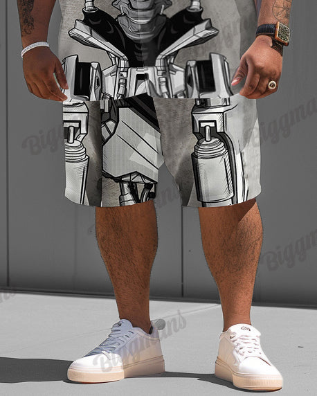 Big & Tall Graphic Jeans for big men view 3