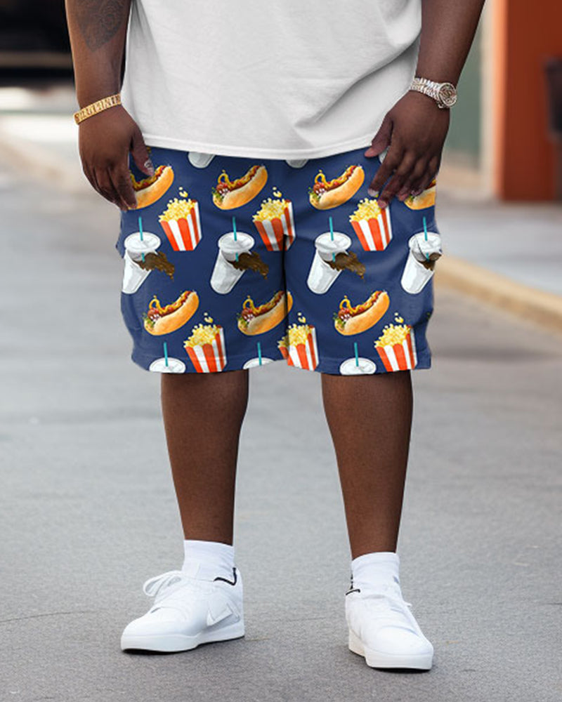 Big & Tall Graphic Two-piece Set for big men view 3