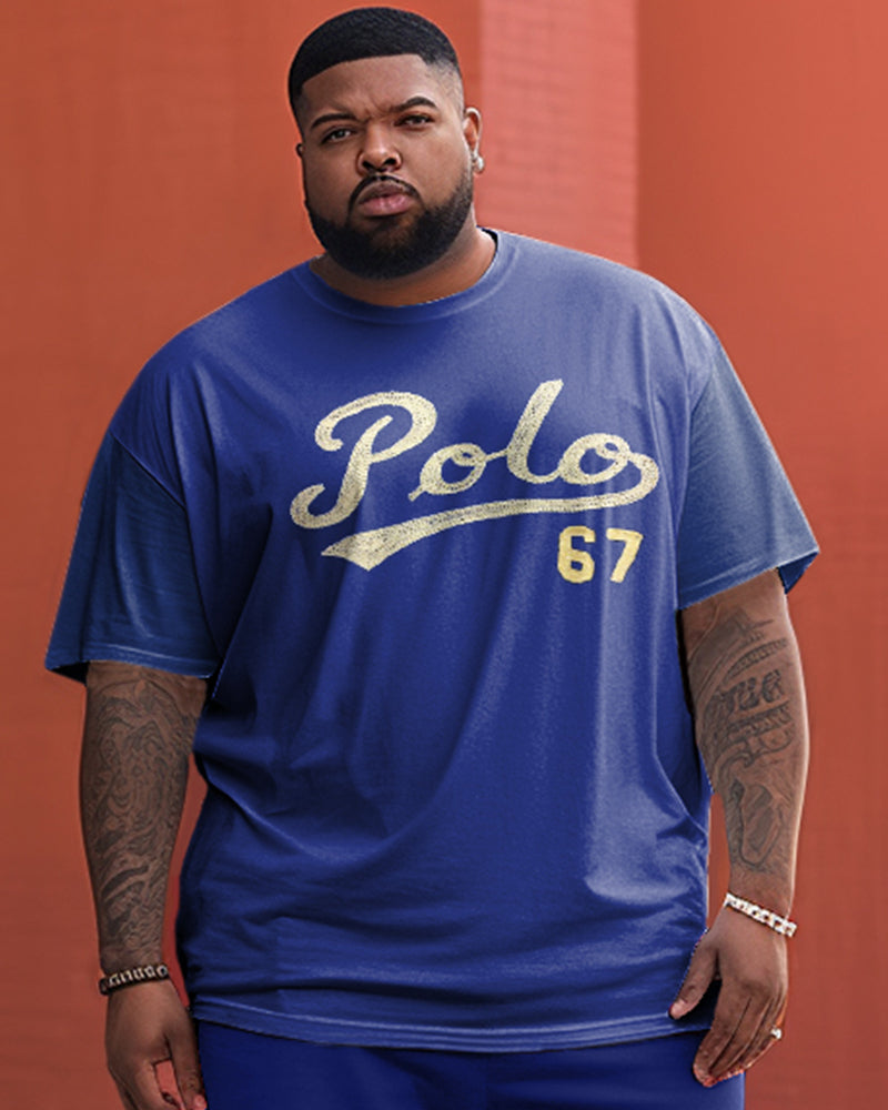 Big & Tall Graphic Two-piece Set for big men view 2