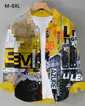 Big & Tall Graffiti Streetwear Jeans for big men view 1